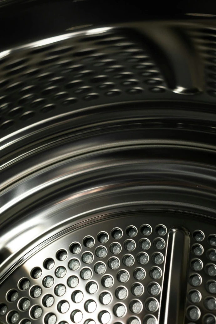 A close up of the inside of a washing machine